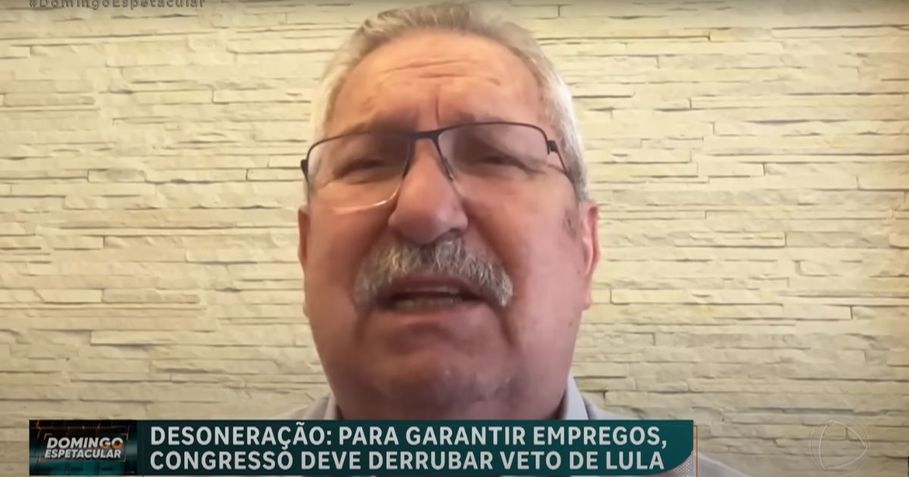 Na TV, Antonio Neto diz que veto  desonerao da folha vai gerar 
